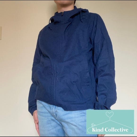 Uniqlo Navy Windbreaker - Picture 1 of 4